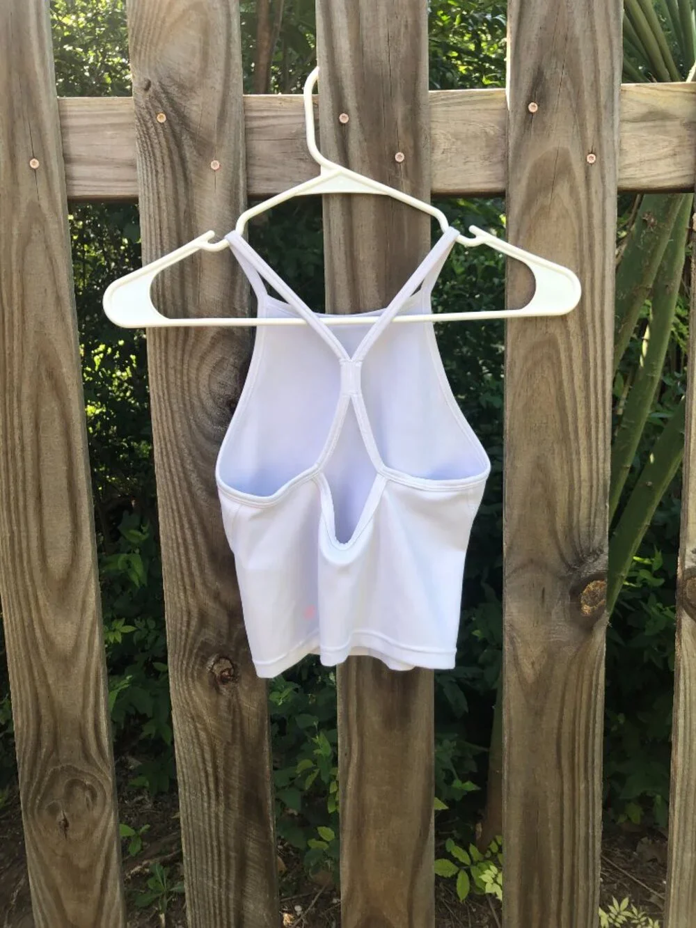 Lululemon White Activewear Tank Top, Size Small